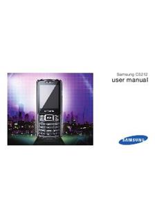 Samsung C 5212 manual. Smartphone Instructions.